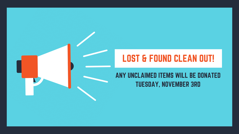 Lost & Found Clean Out