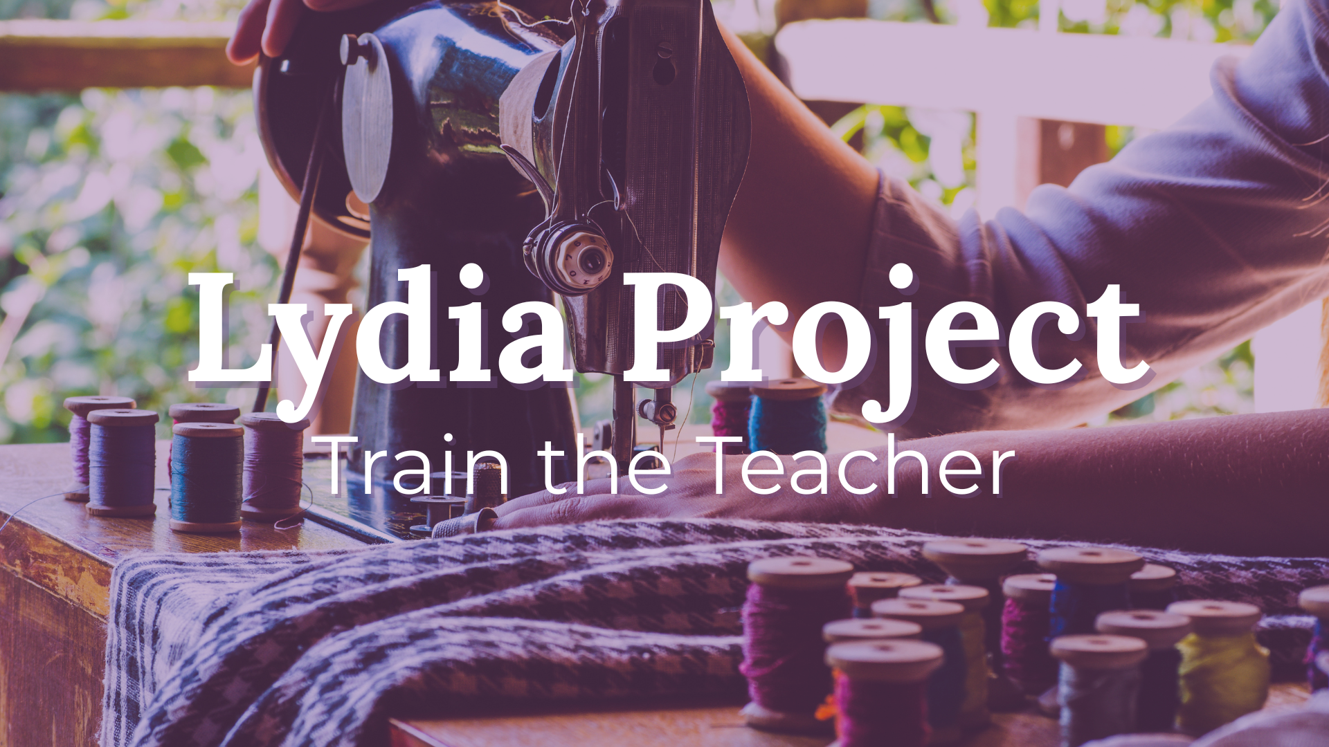 Lydia Project - Train the Teacher