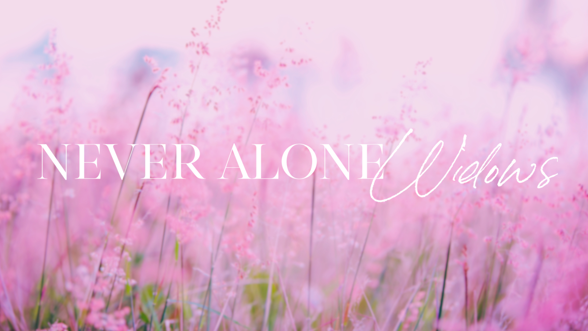 Never Alone Widows Gathering